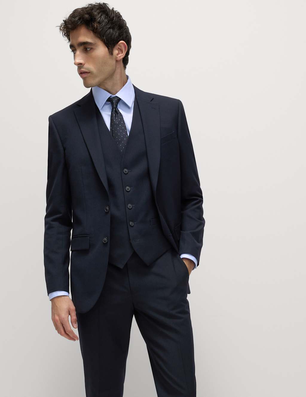 Slim Fit Machine Washable Suit