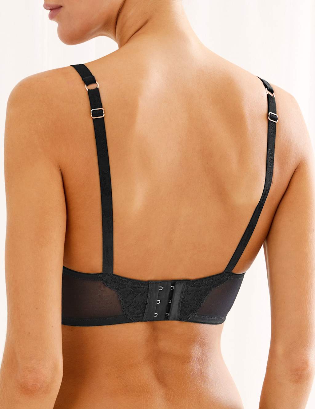 Silk & Lace Push Up Set with Plunge Bra 4 of 6