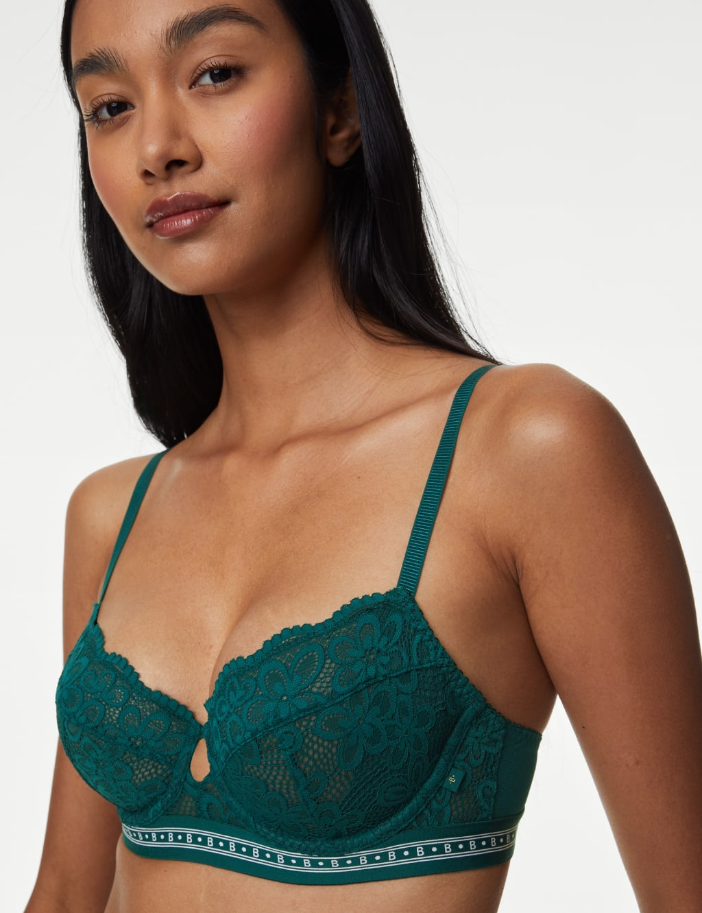 Cleo Lace Wired Balcony Bra Set A-G 2 of 6