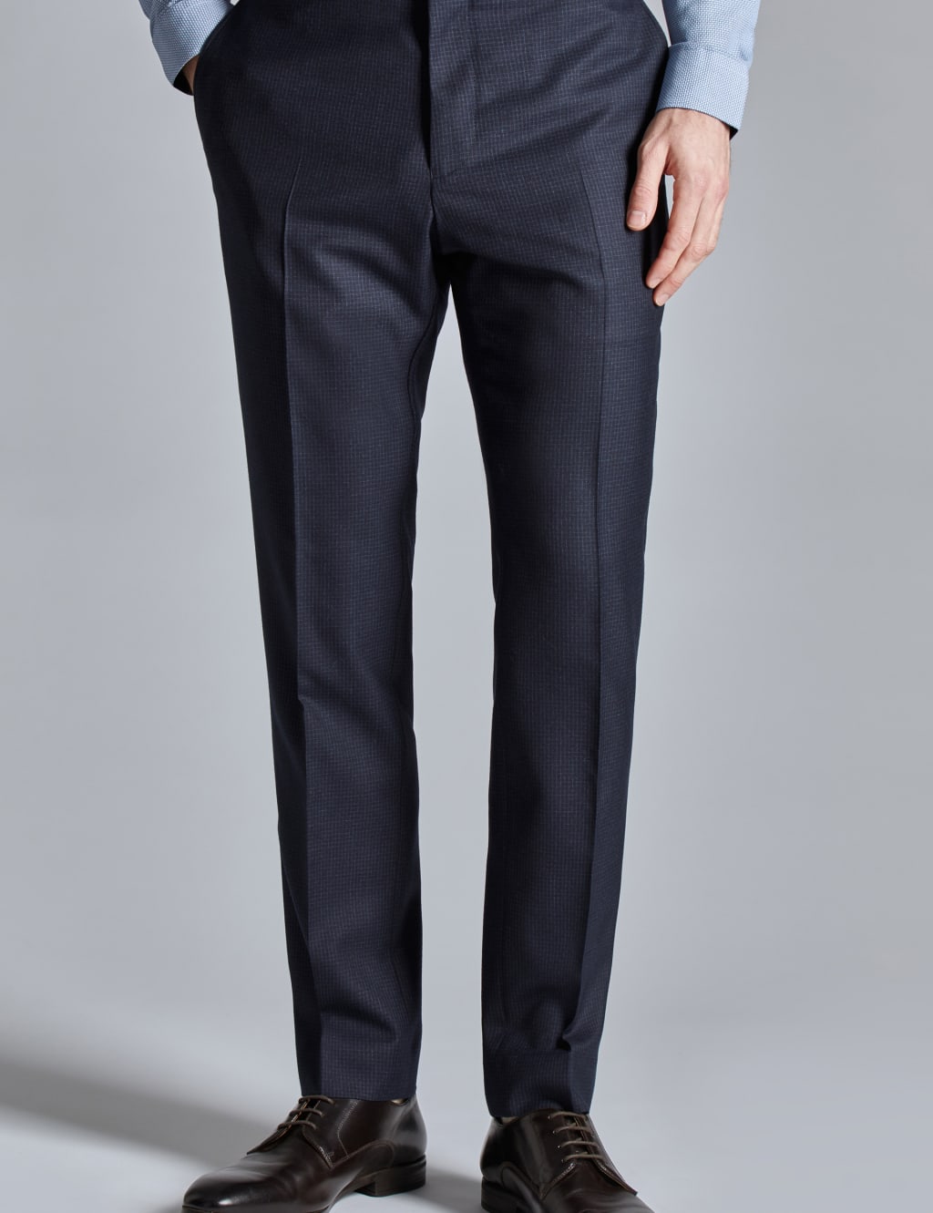 Regular Fit Wool Rich Check Suit 4 of 5
