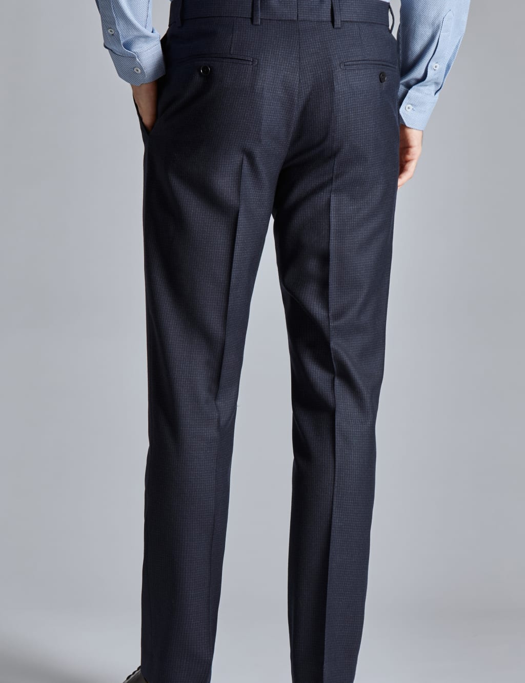 Regular Fit Wool Rich Check Suit 5 of 5