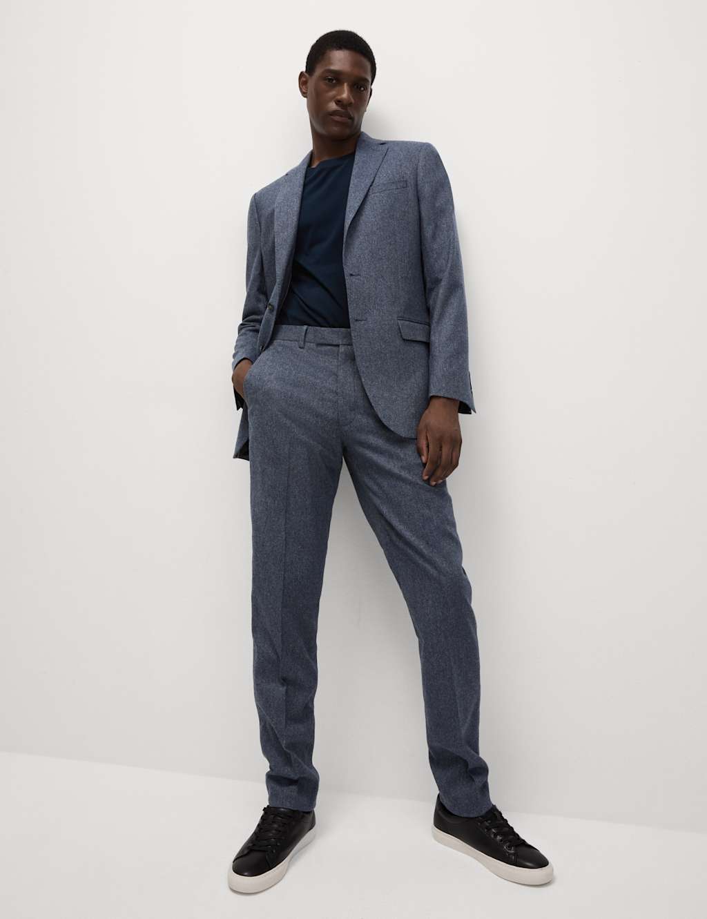 Tailored Fit Wool Rich Tweed Suit 6 of 6