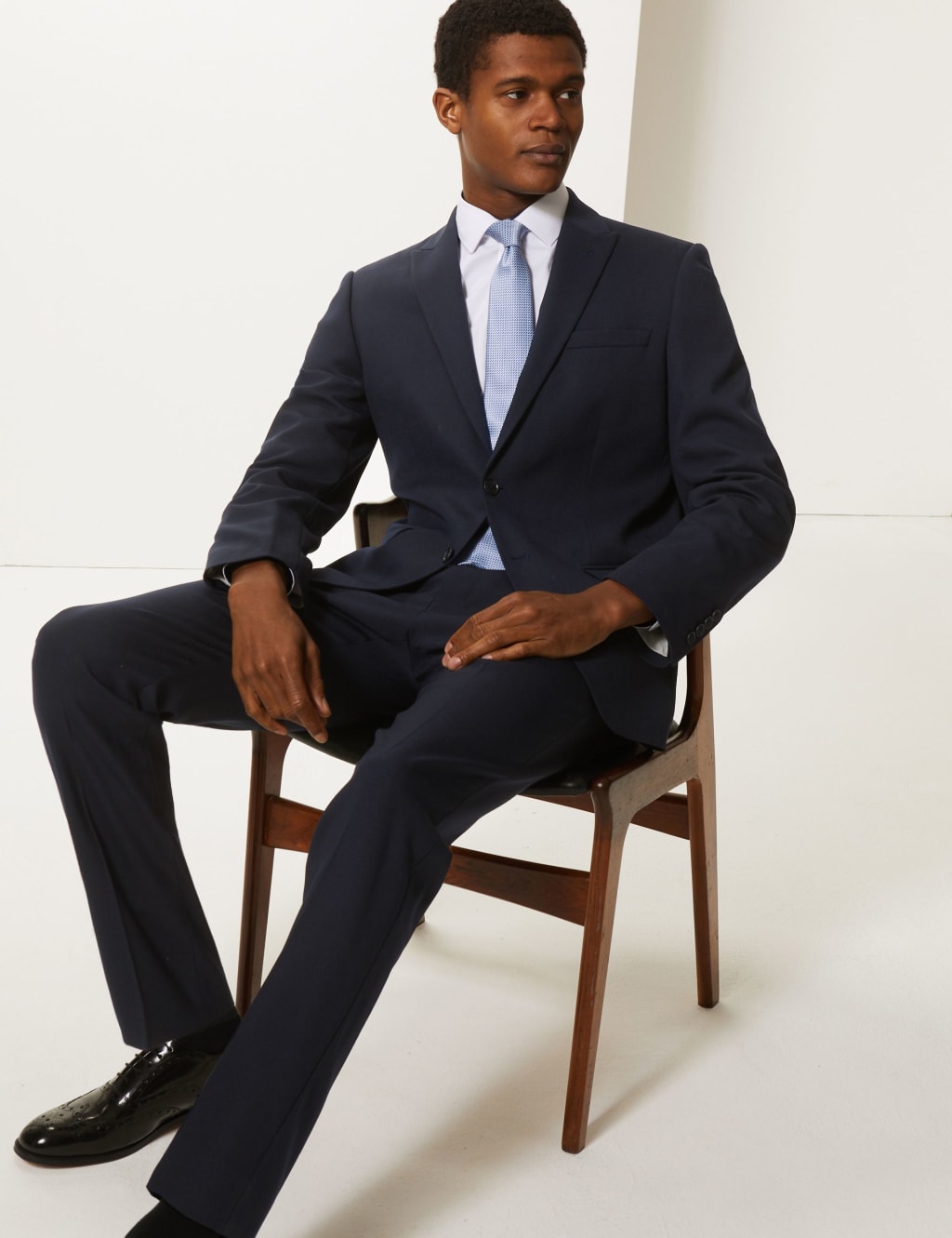 Navy Slim Fit Suit 3 of 8