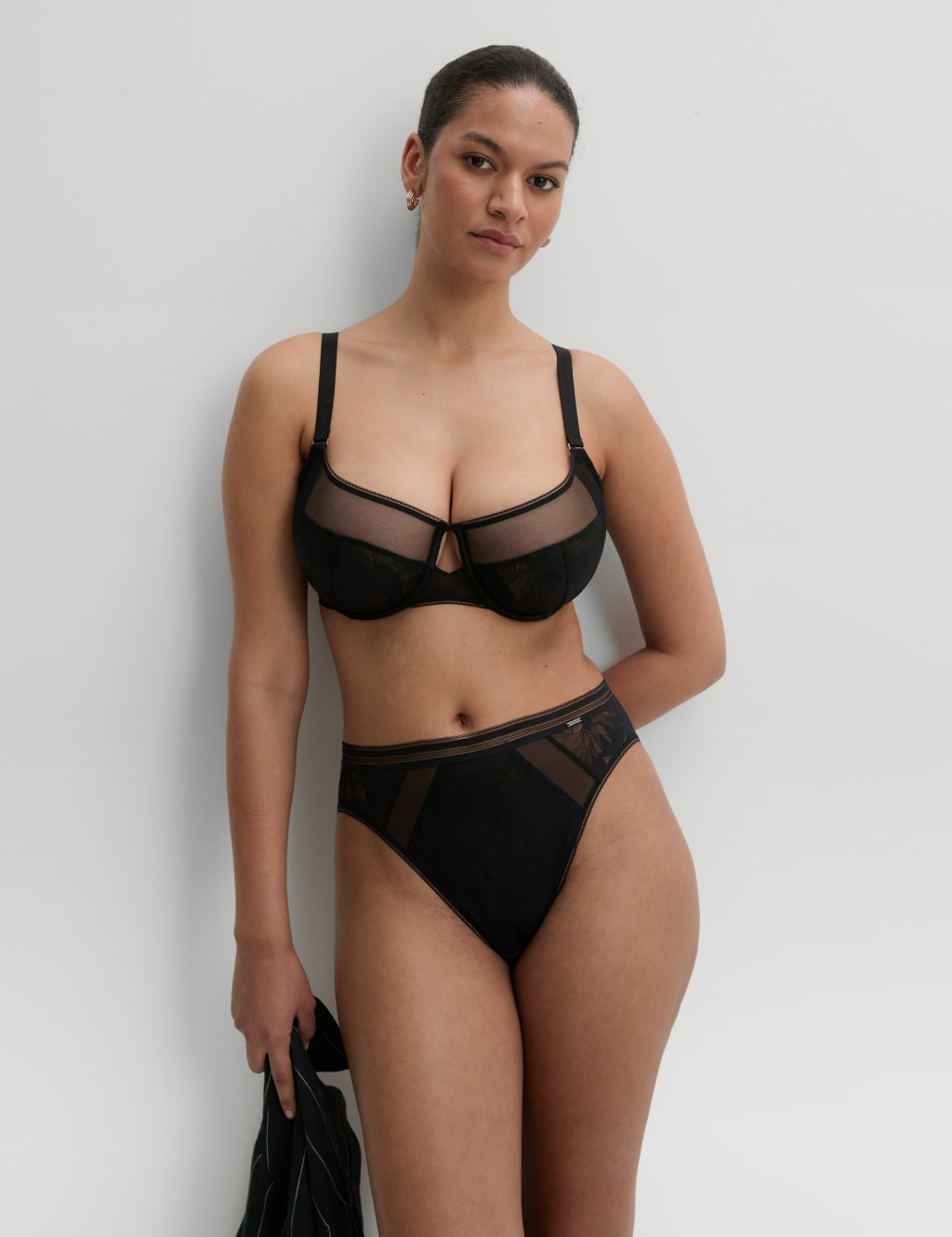 Valencia Lace Wired Full Cup Bra Set F-H 4 of 4