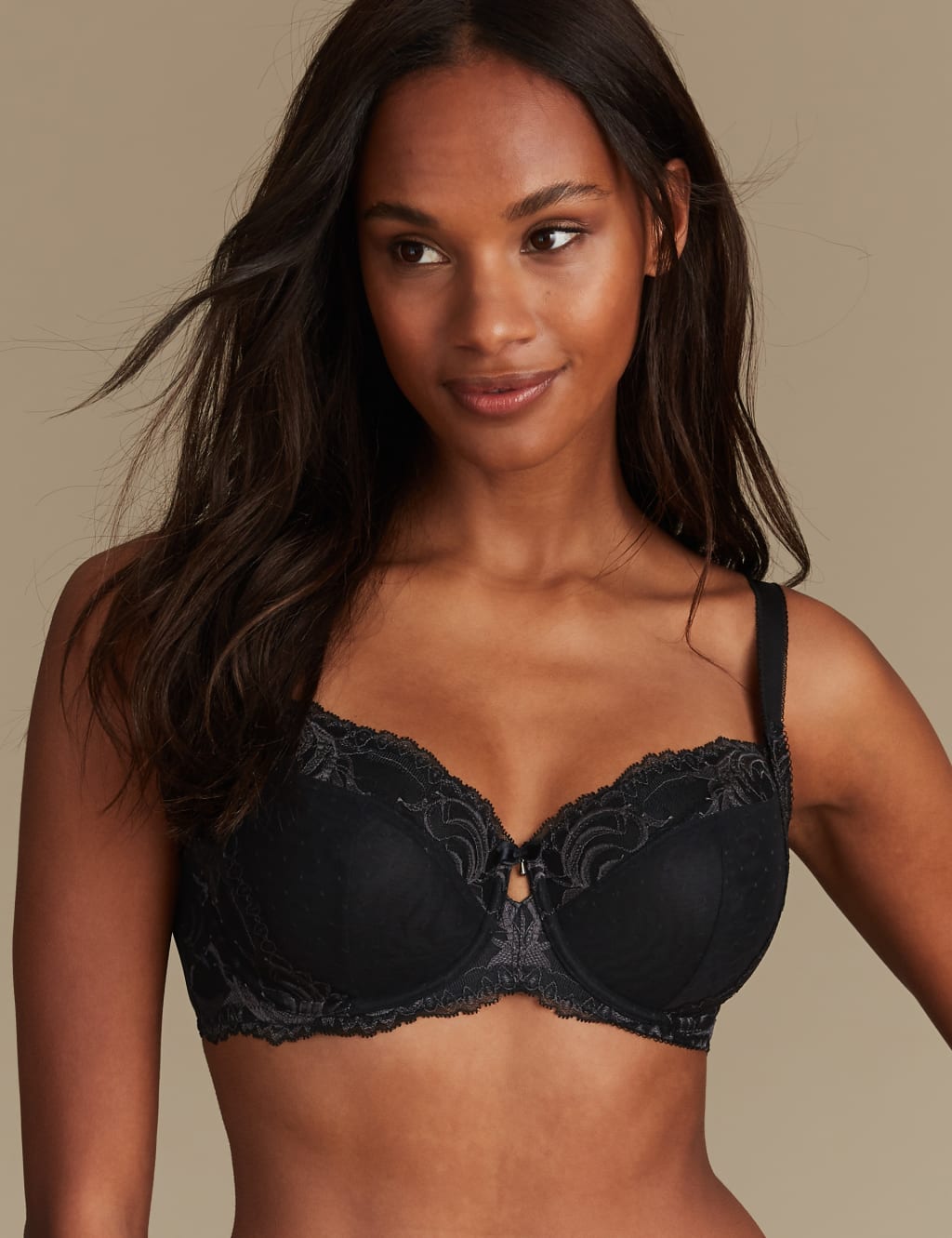 Sophia Lace Set with Non-Padded Full Cup A-D 2 of 6