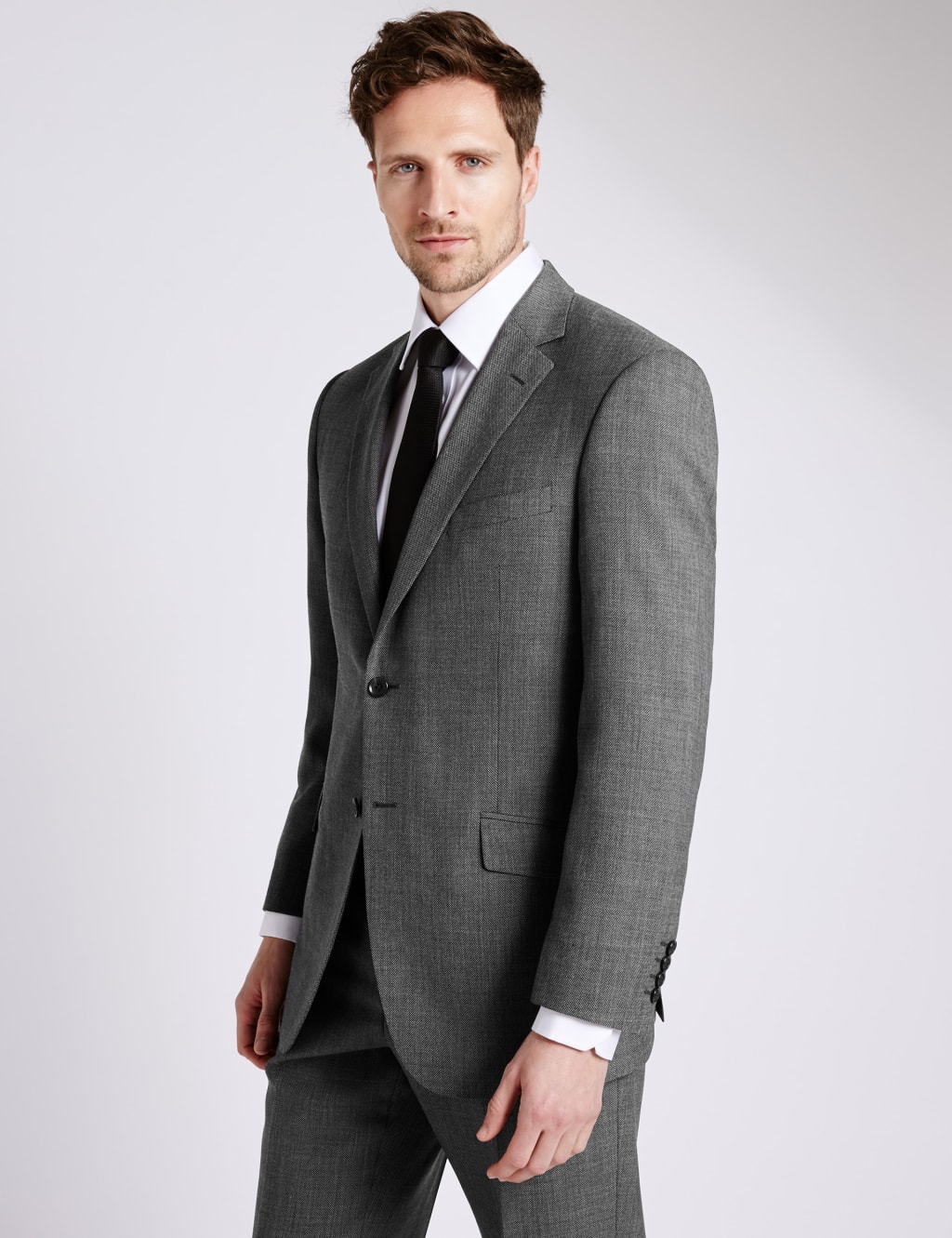 Grey Regular Fit Suit 2 of 9
