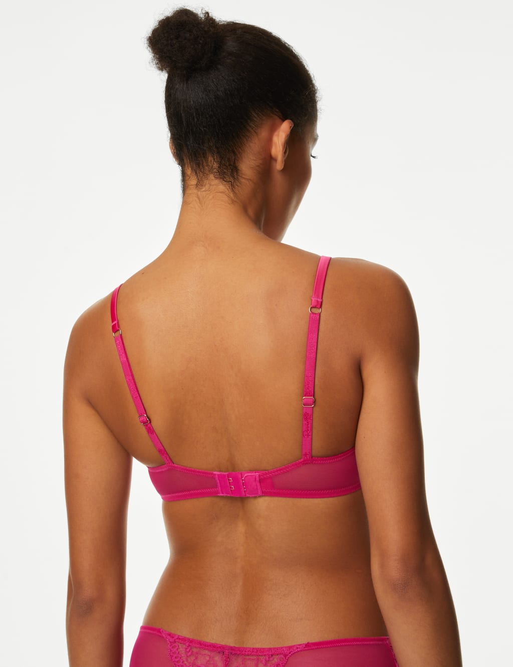 Cosmos Embroidery Wired Plunge Bra Set A-E 4 of 6