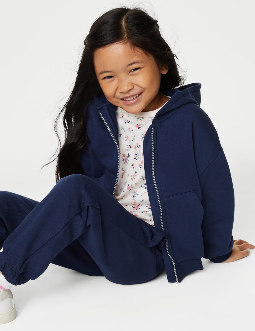 Girls Zip Hoodie & Joggers Outfit 4 of 7
