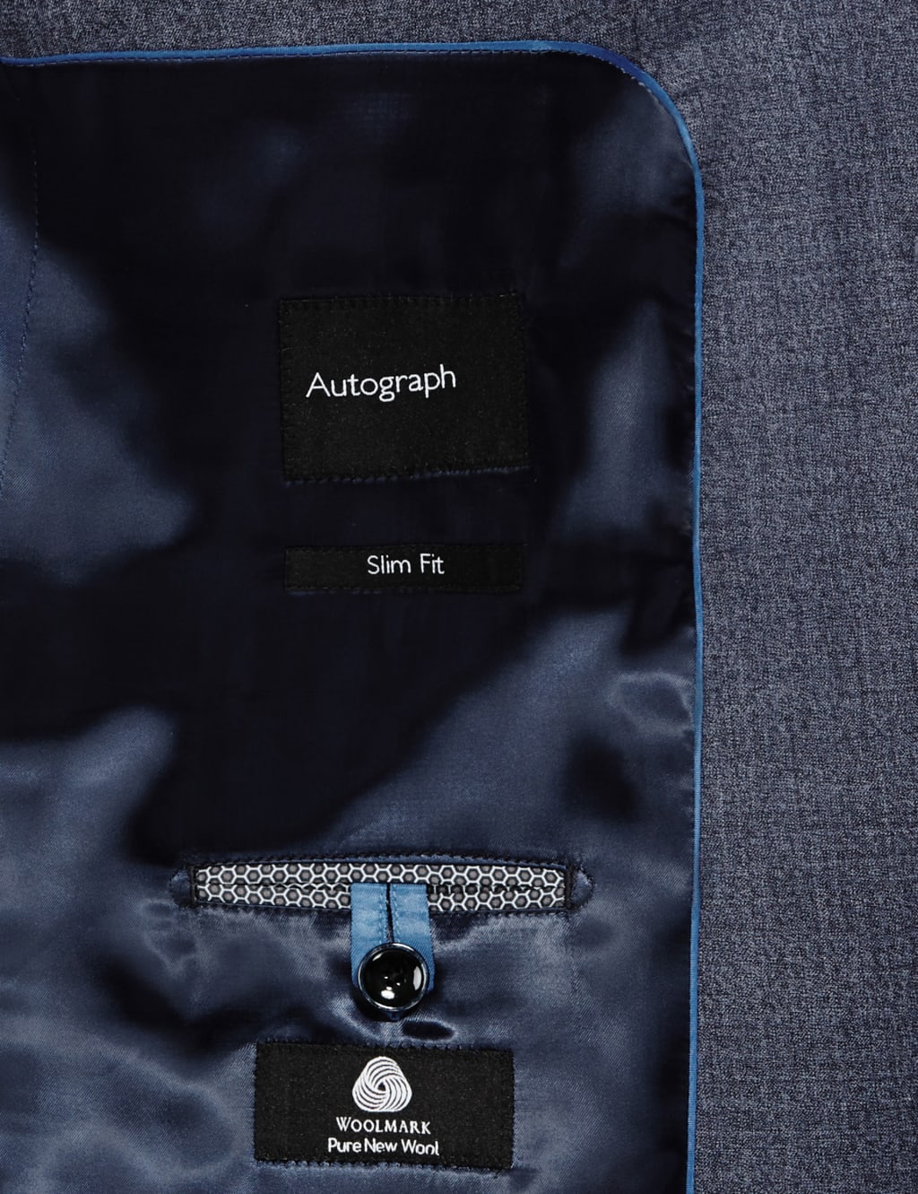 Blue Slim Fit Suit 5 of 8