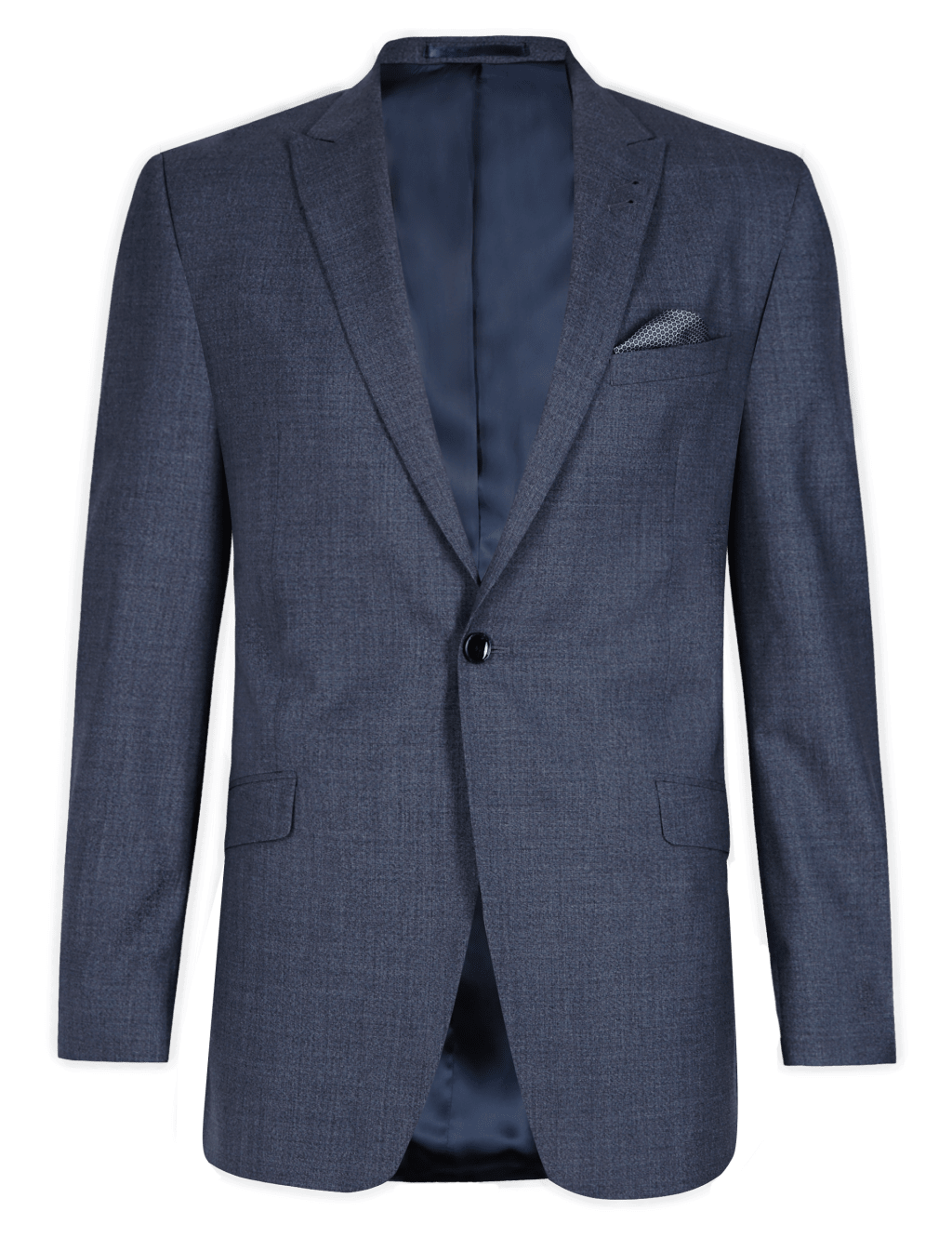 Blue Slim Fit Suit 1 of 8