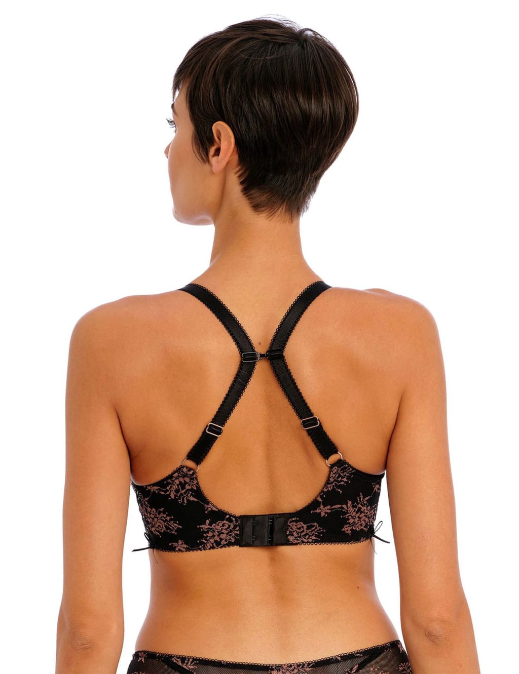 Offbeat Decadence Wired Side Support Bra Set 2 of 5