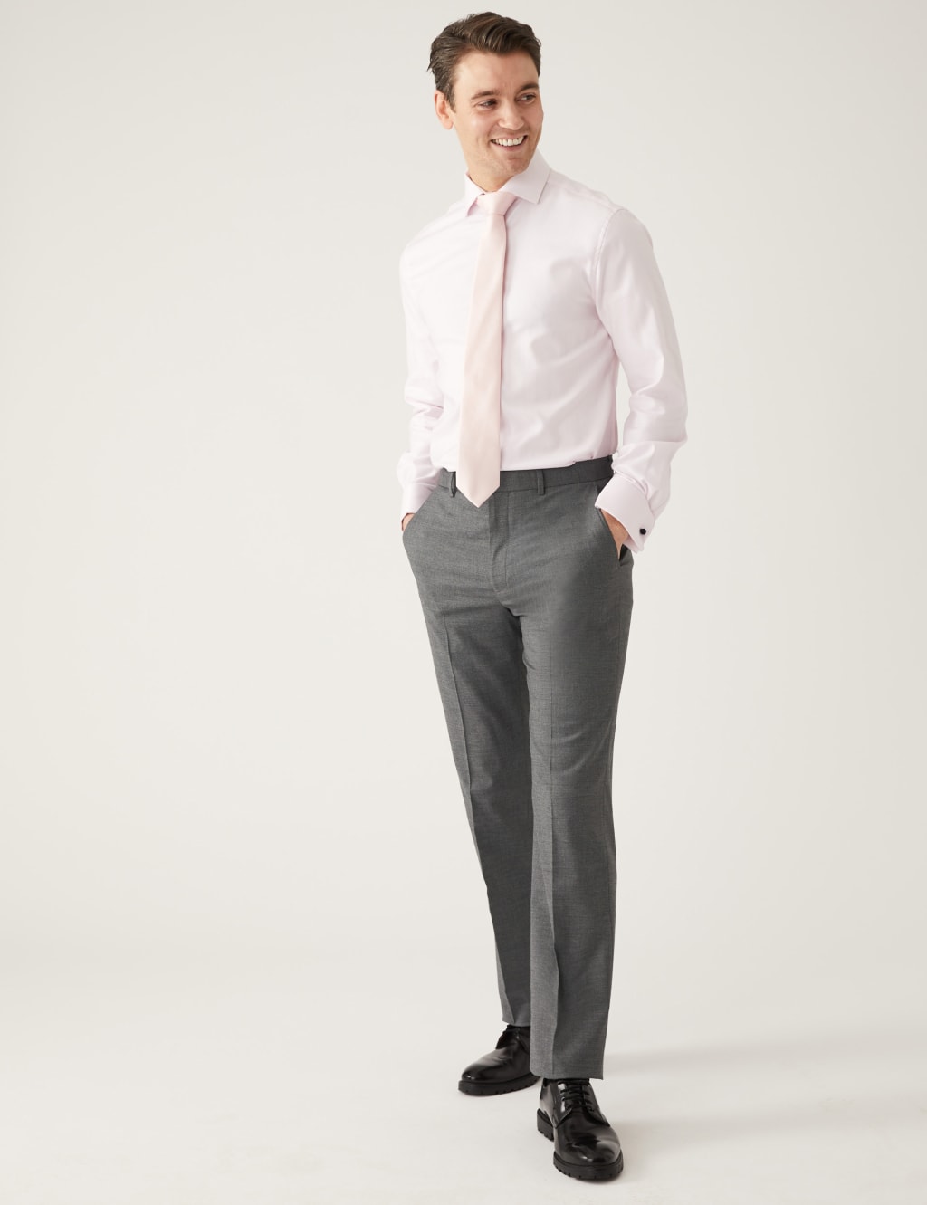 Regular Fit Sharkskin Suit 5 of 6