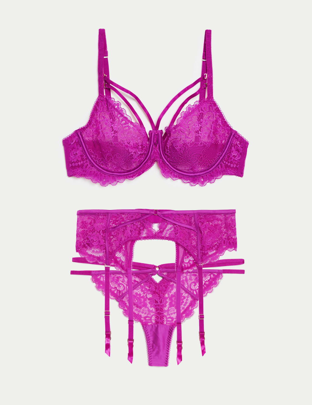 Blanca Lace Suspender Set 1 of 5