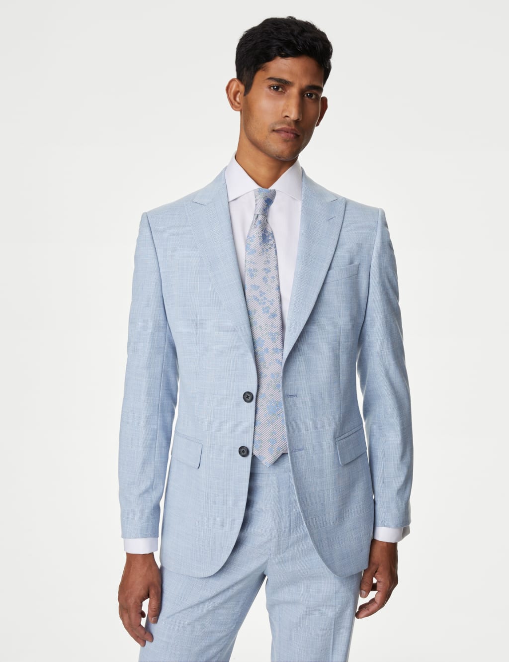 Slim Fit Prince of Wales Check Suit 1 of 5