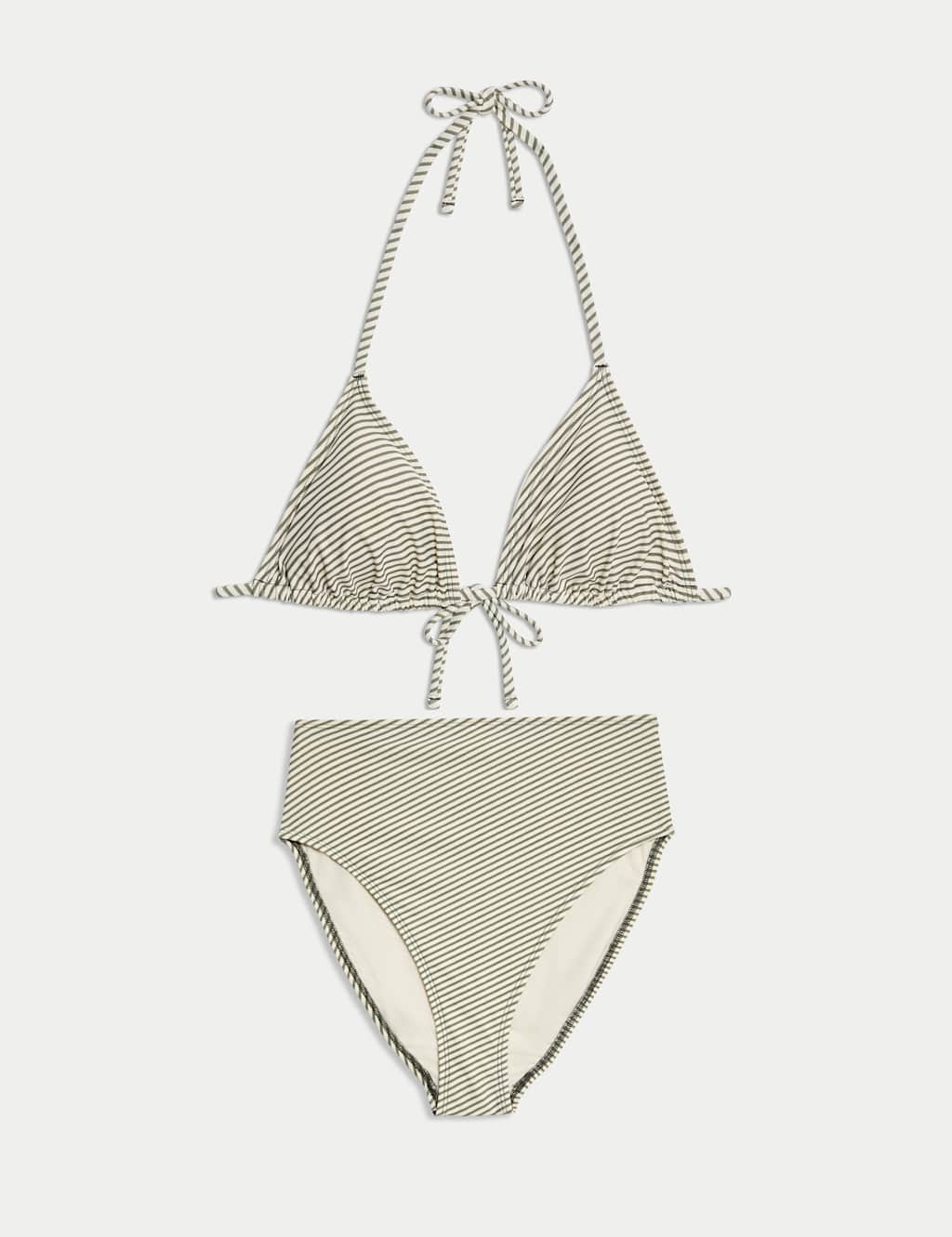 Printed Halterneck Triangle Bikini Set 1 of 6