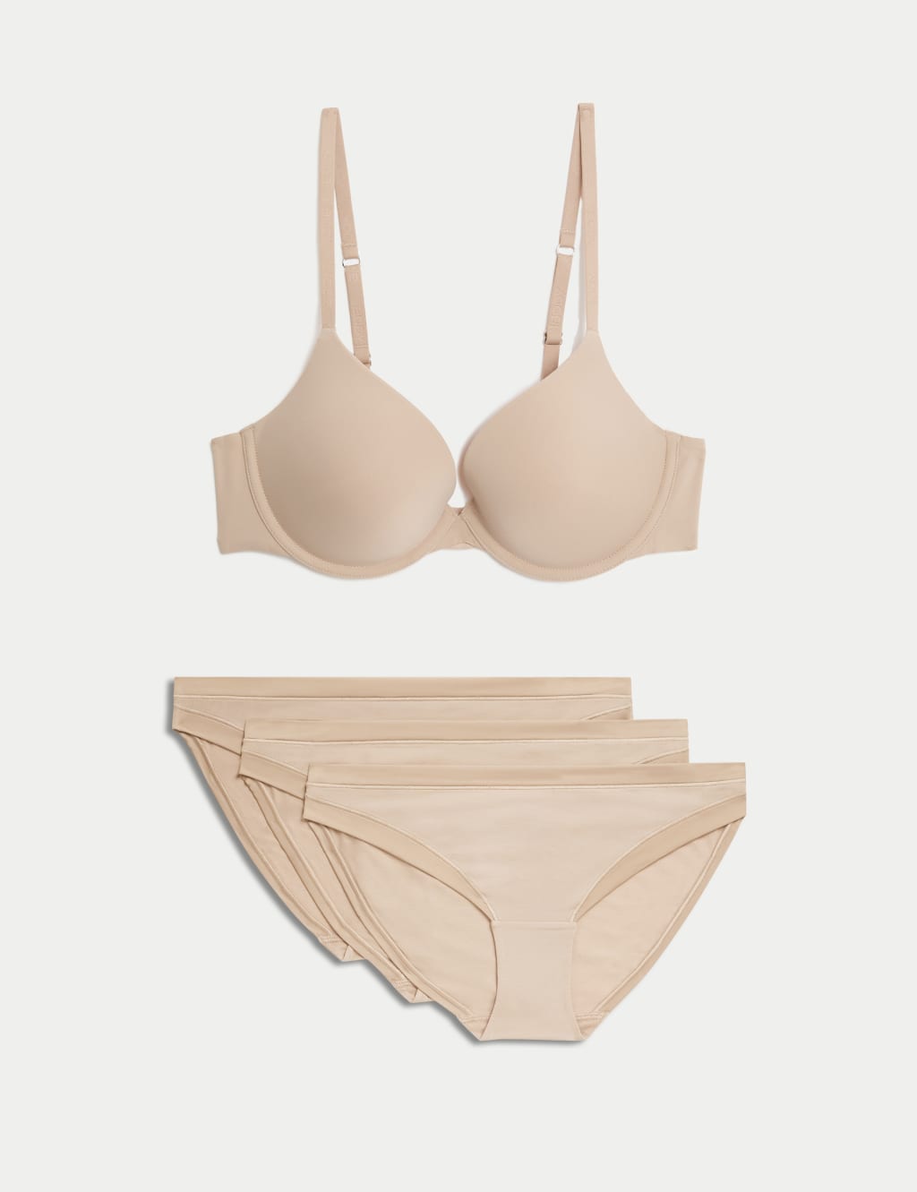 Flexifit™ Wired Push-Up Plunge Bra Set A-E 1 of 6