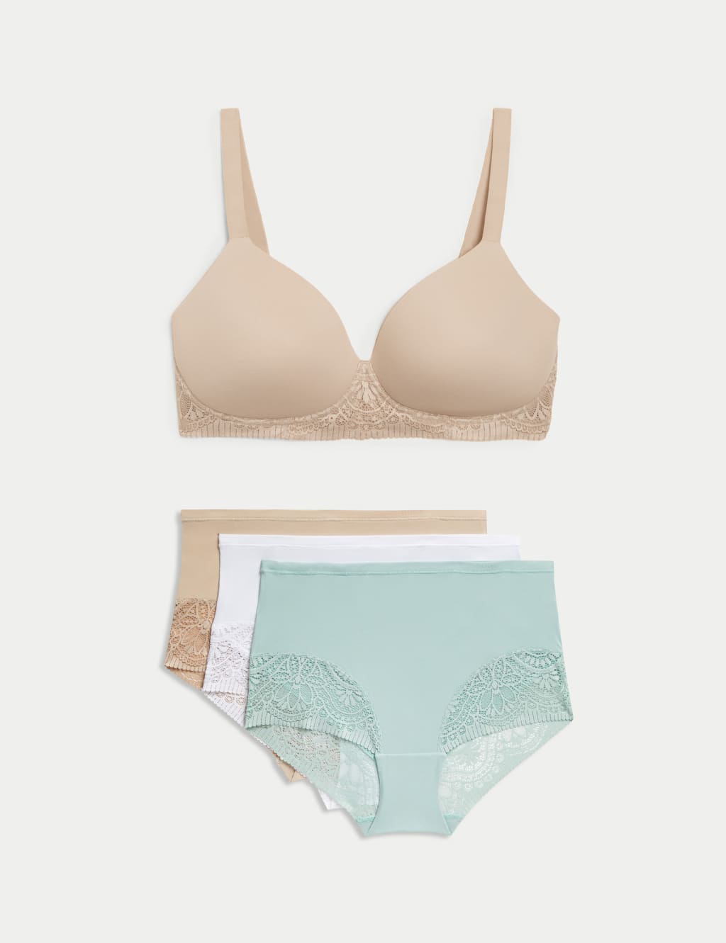 Body Soft™ Non Wired Full Cup Bra Set A-E 1 of 6