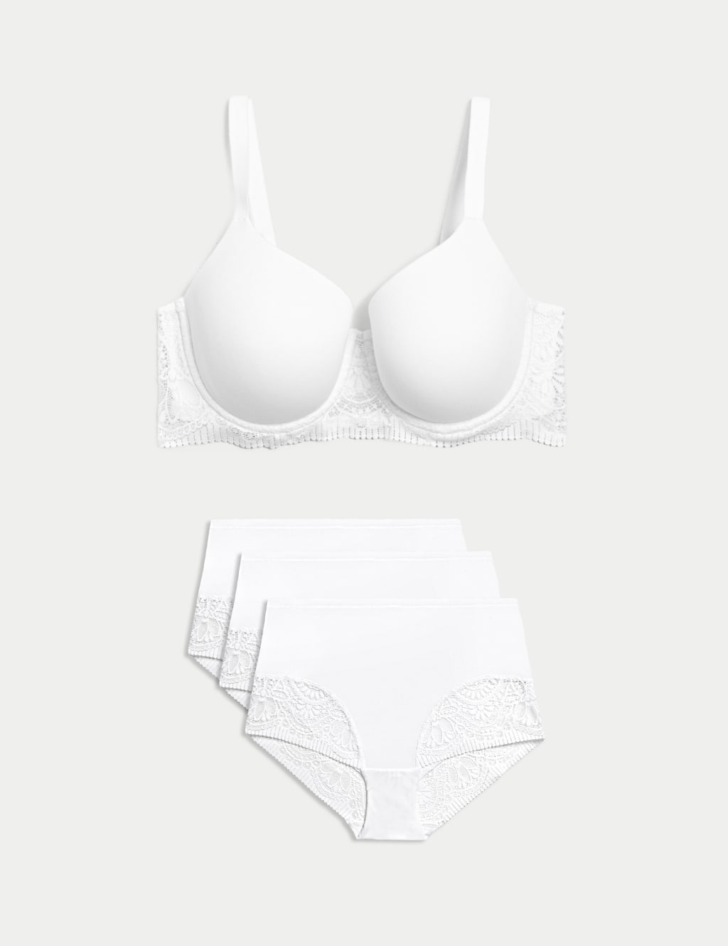 Body Soft™ Wired Full Cup T-Shirt Bra Set A-E 1 of 6