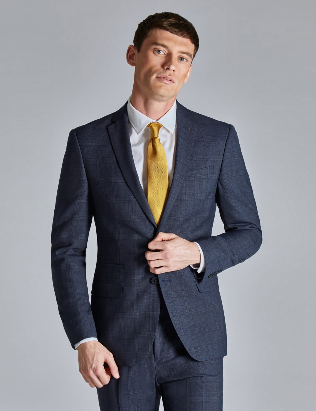 Slim Fit Wool Rich Check Suit 1 of 7