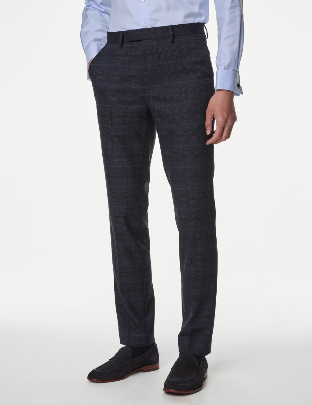 Slim Fit Prince of Wales Check Suit 5 of 6