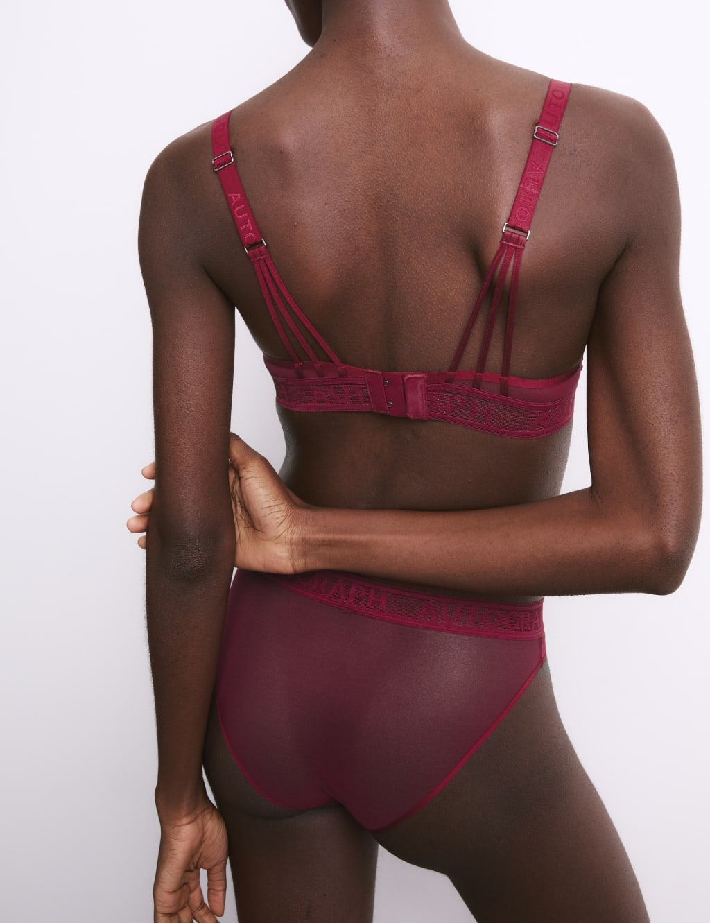Tivoli Lace Wired Plunge Bra Set A-E 6 of 6