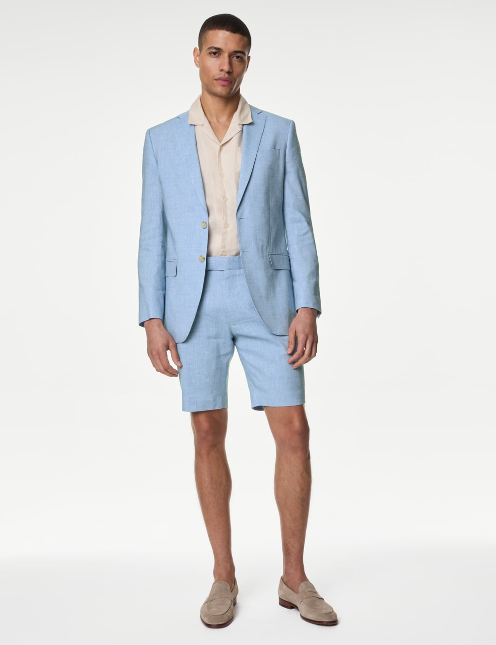 Tailored Fit Italian Linen Miracle™ Suit 1 of 1
