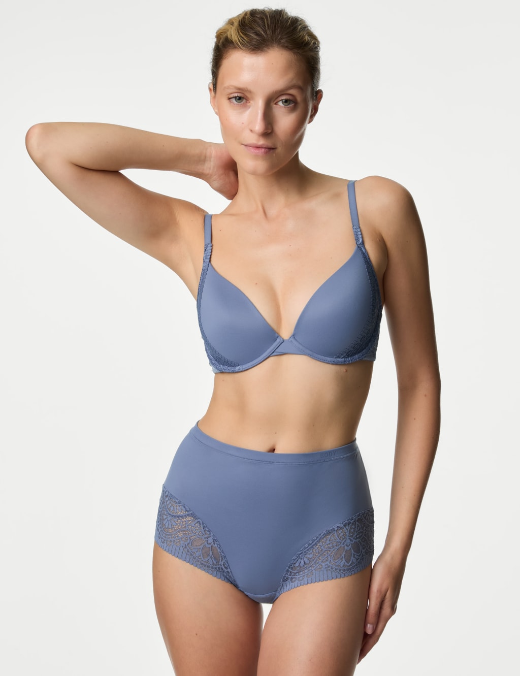 Body Soft™ Wired Plunge T-Shirt Bra Set A-E 4 of 5