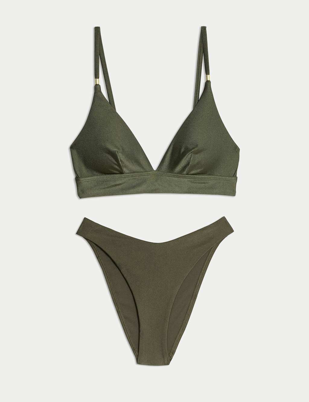 Padded Trim Detail Plunge Bikini Set 1 of 6