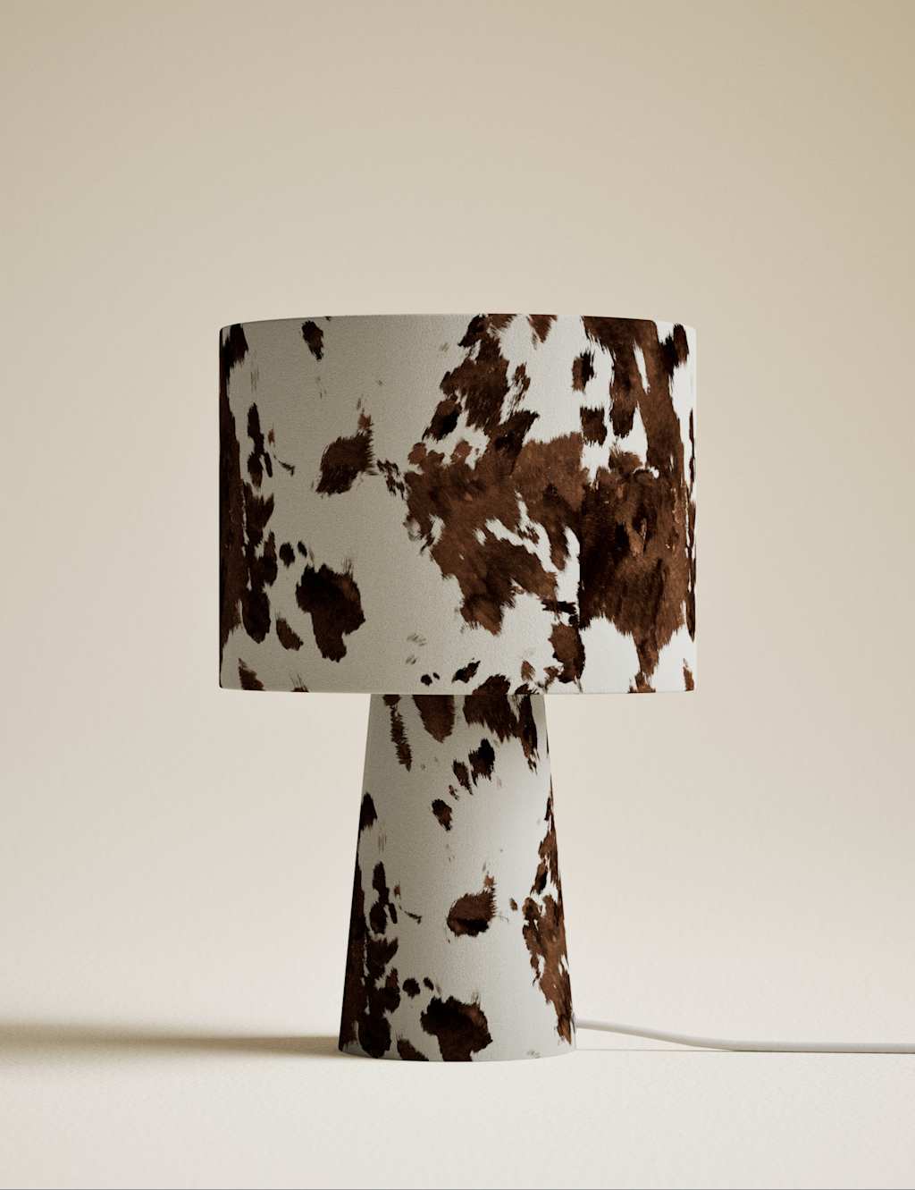 Image of M&S Fabric Cow Print Table Lamp&hellip;