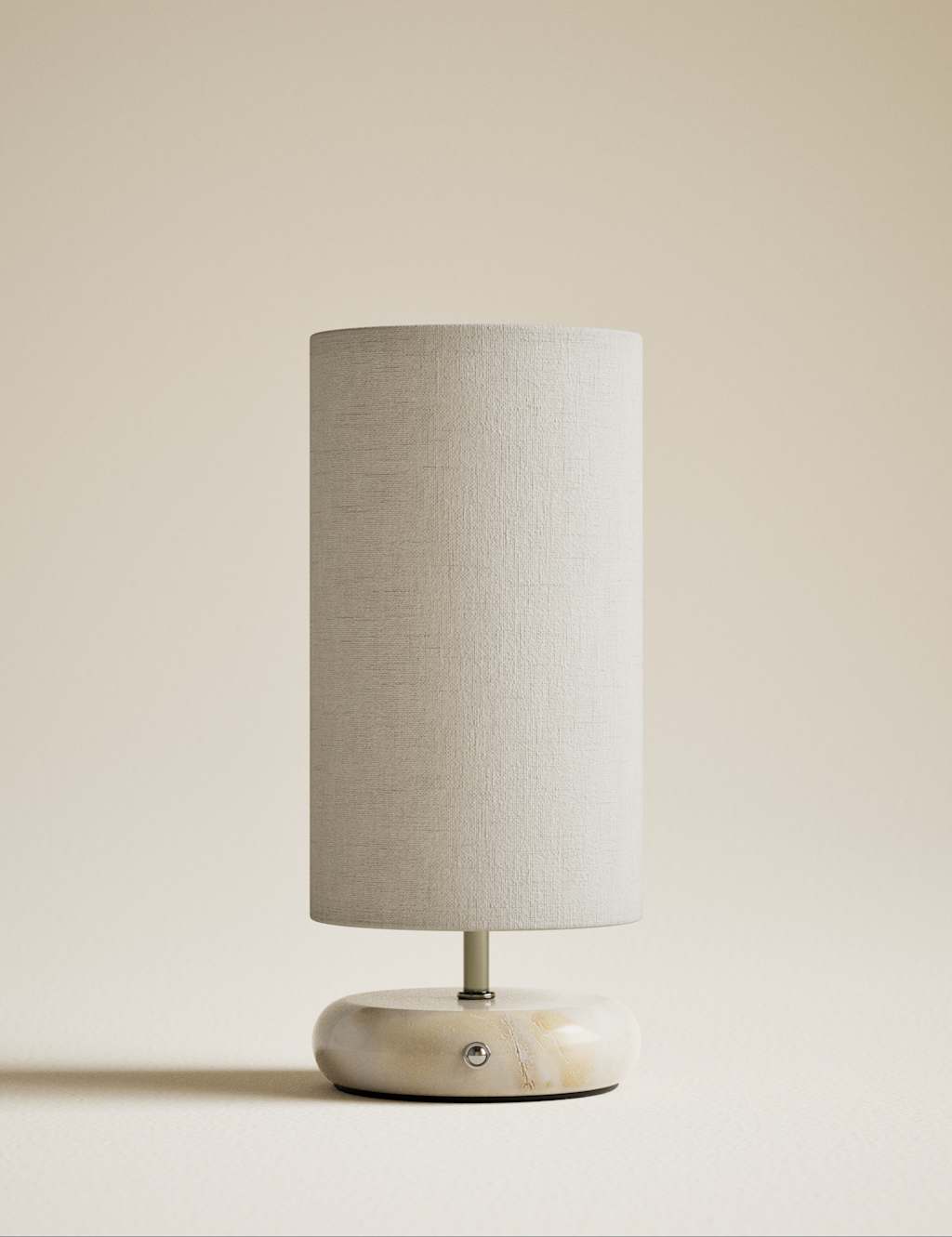 M&S Rechargeable Pebble Stone Effect Table Lamp - Brown