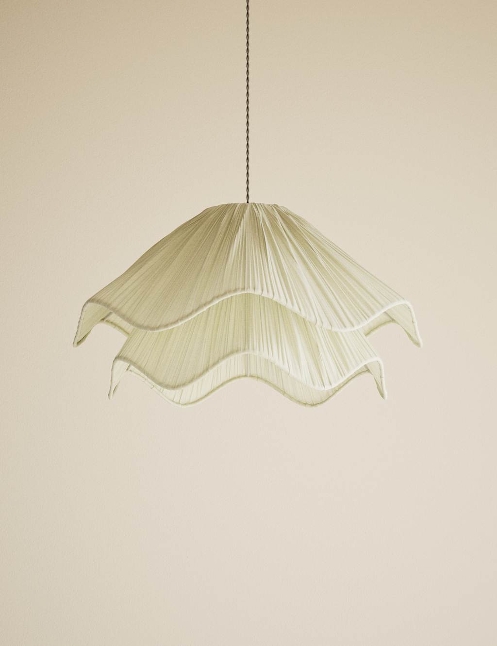Image of M&S Double Layer Wave Pleated Easy&hellip;