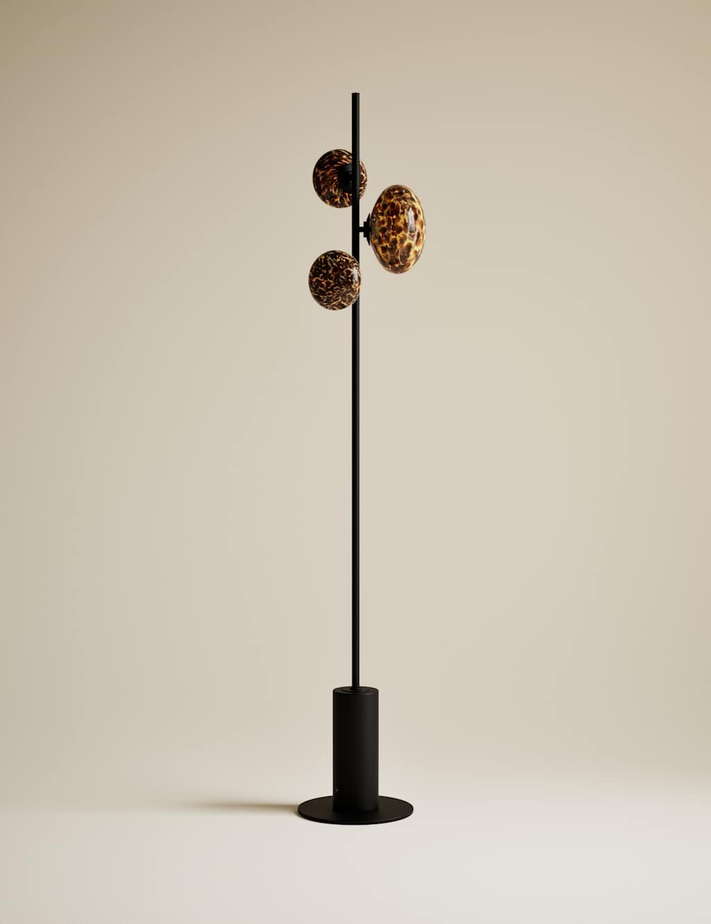 Image of M&S Rechargeable Tortoiseshell 3 Light Floor&hellip;