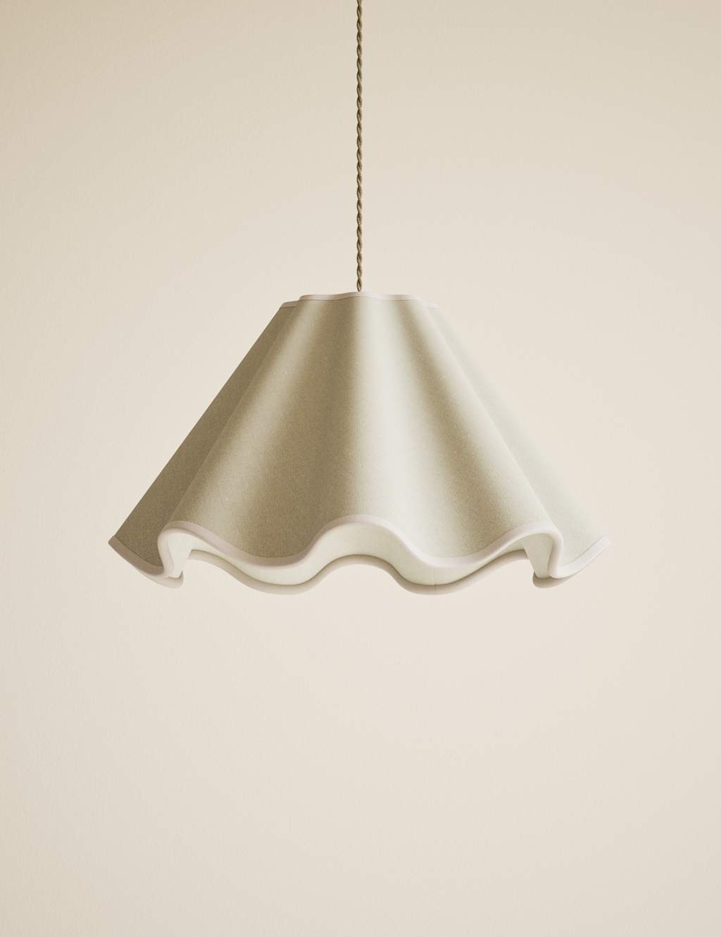 Image of M&S Wave Scallop Large Lamp Shade&hellip;