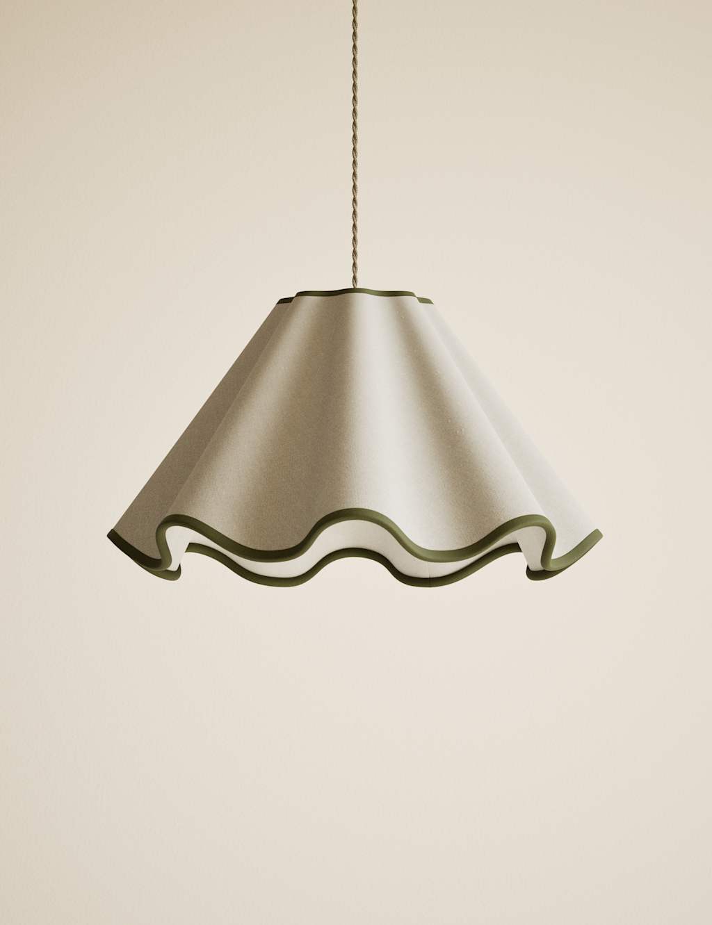 Image of M&S Wave Scallop Large Lamp Shade&hellip;