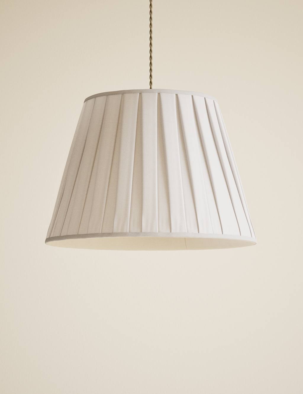 Image of M&S Large Wide Pleated Fabric Shade&hellip;