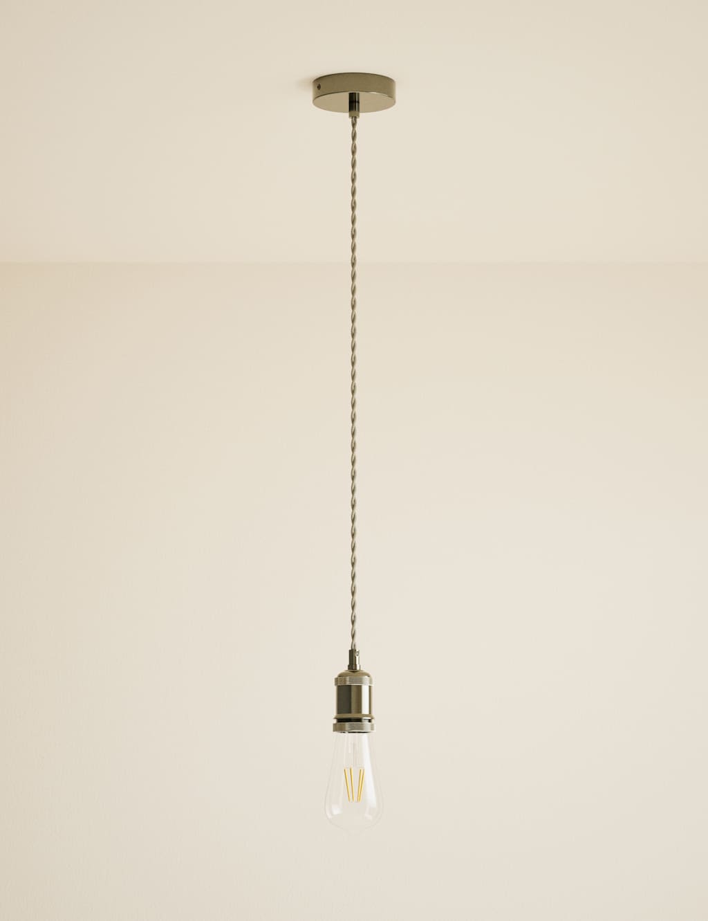 M&S Twisted Chain Lighting Cable Kit - Antique Brass