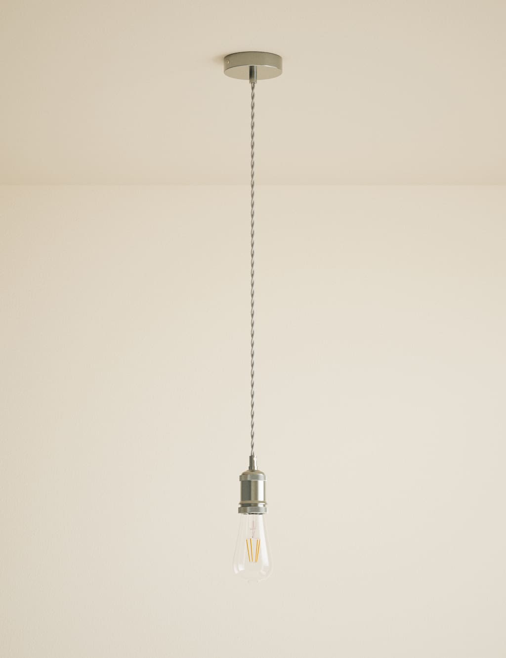 M&S Twisted Chain Lighting Cable Kit - Silver