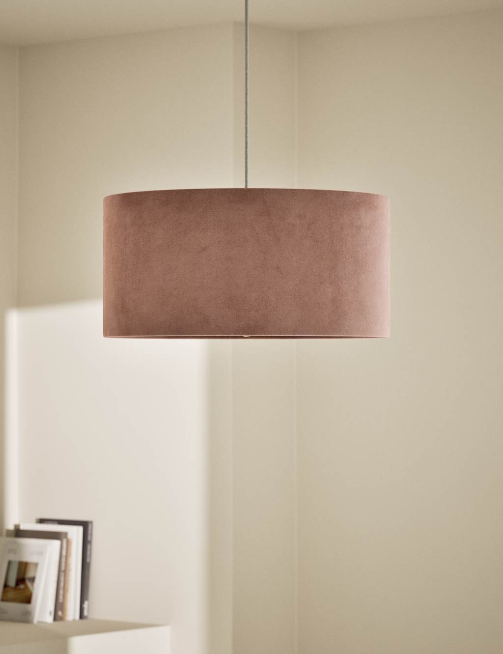 Velvet Oversized Ceiling Lamp Shade