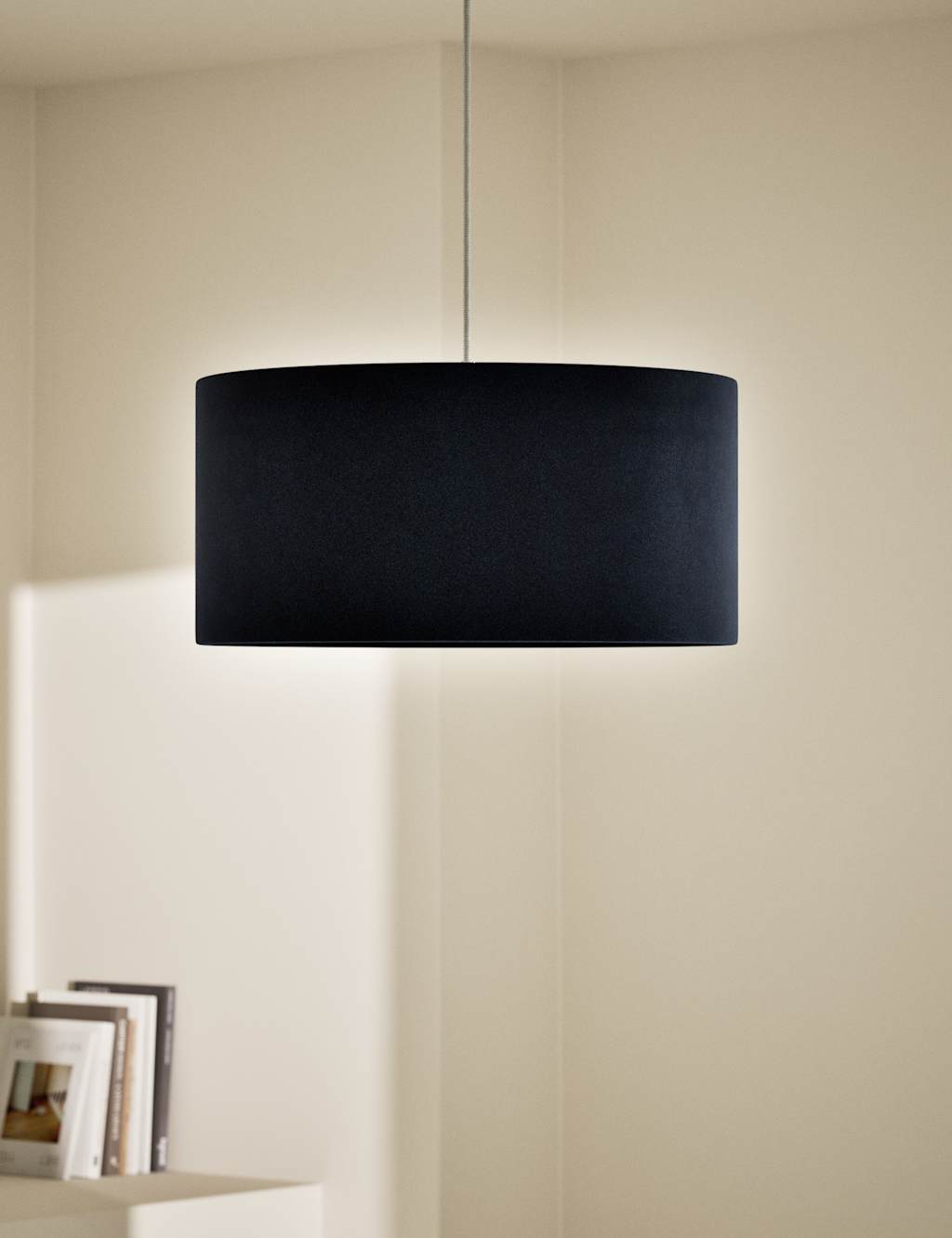 Velvet Oversized Ceiling Lamp Shade