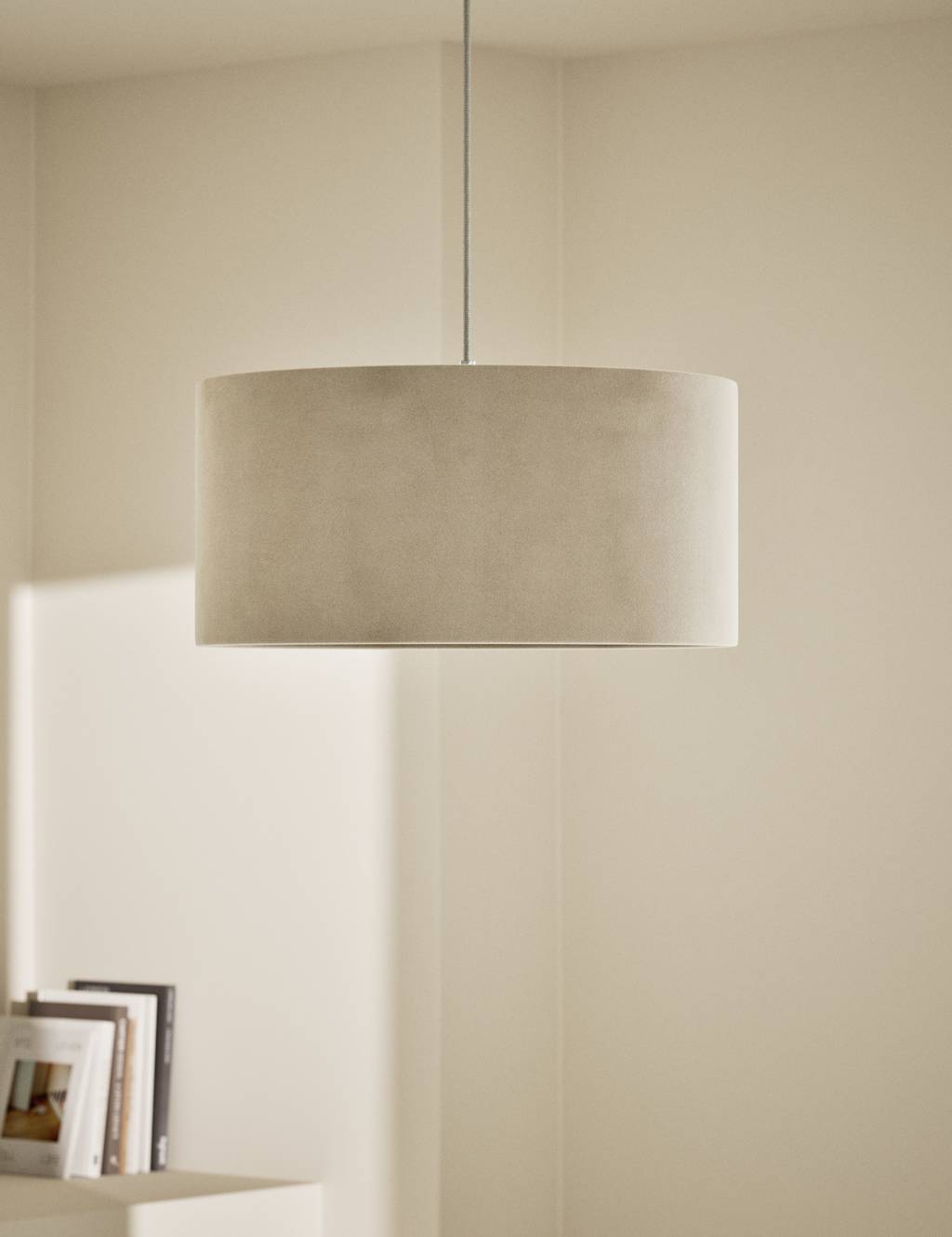 Velvet Oversized Ceiling Lamp Shade