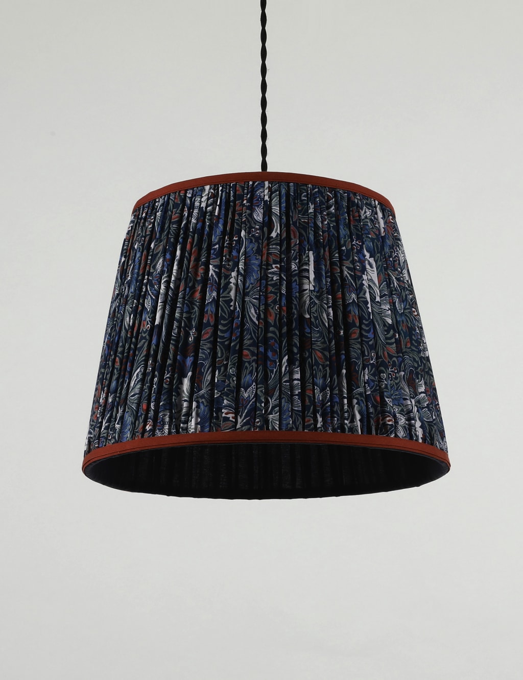 Printed Pleated Ceiling Lamp Shade