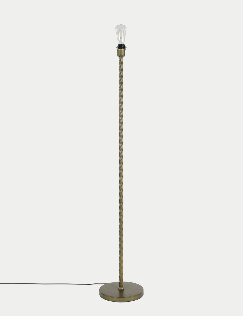 Metal Twisted Floor Lamp Base