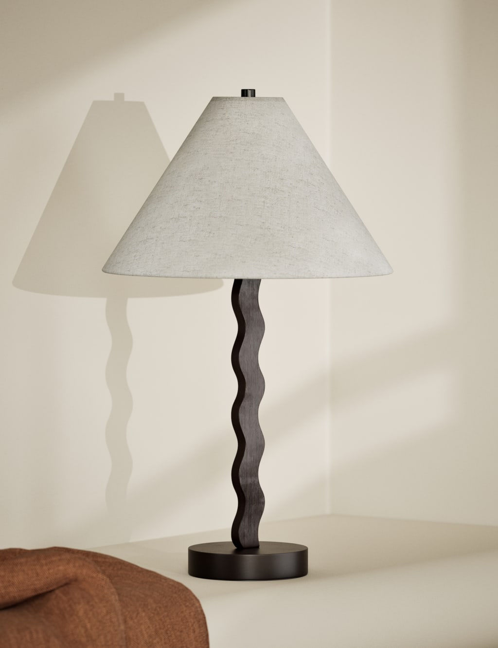 Wooden Wobble Table Lamp