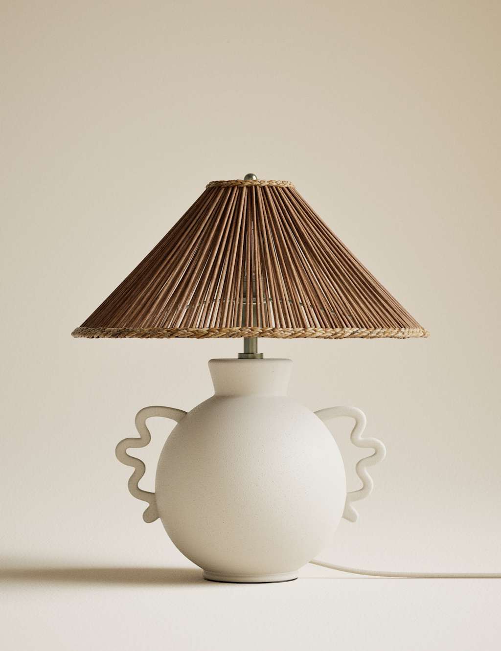 M&S Remi Table Lamp - White