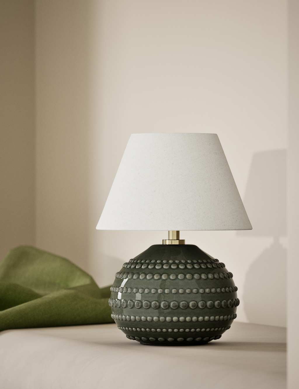 M&S Mini Rio Rechargeable LED Table Lamp Green