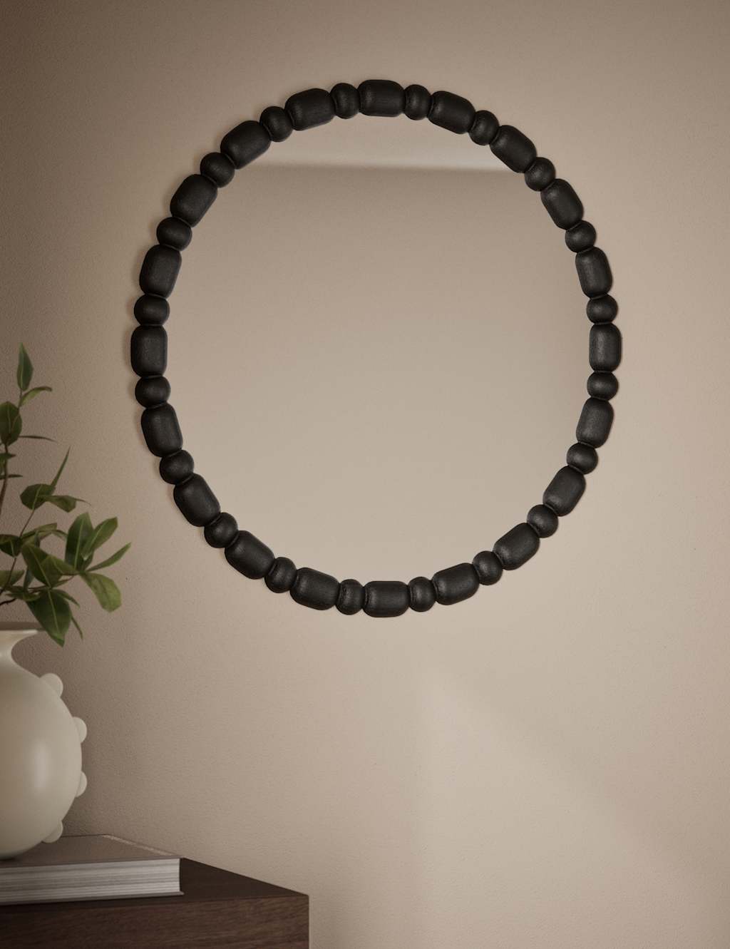 Bobbin Round Mirror