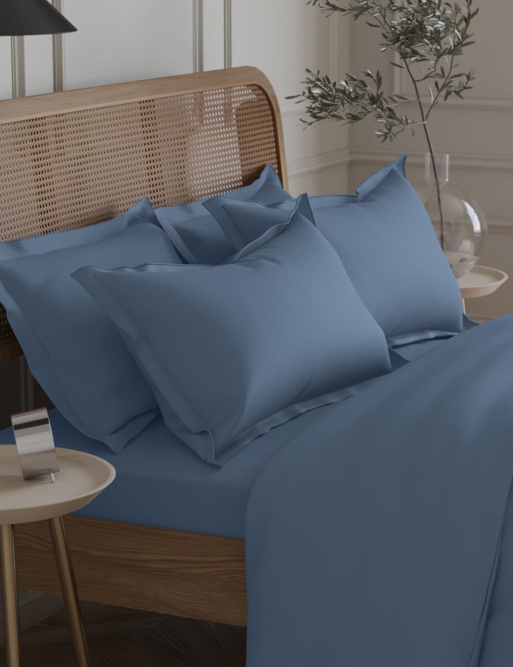 2pk Egyptian Cotton 230 Thread Count Oxford Pillowcases