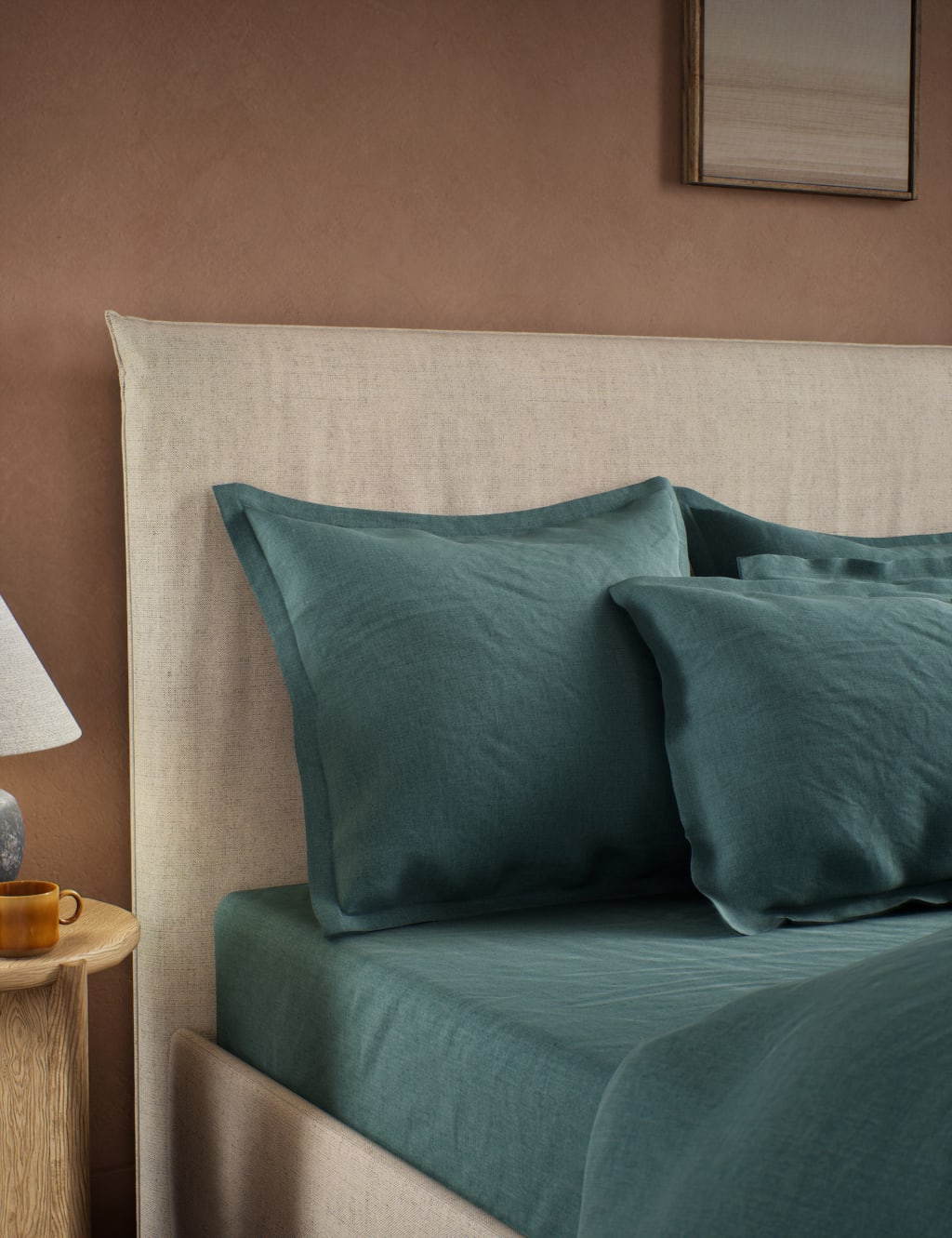 2pk Washed Cotton Square Pillowcases