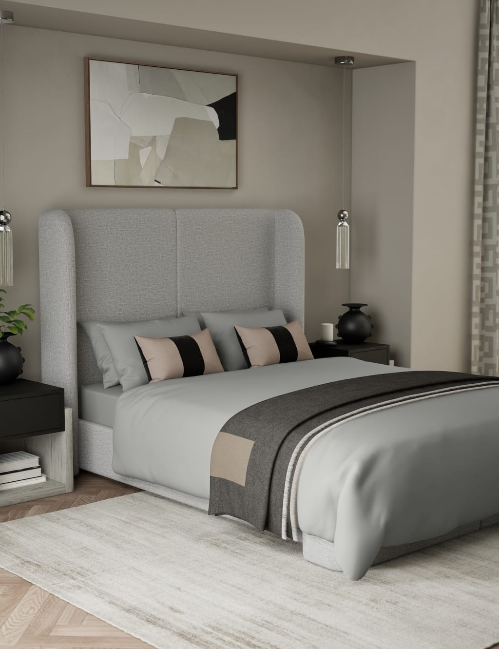 500 Thread Count Pure Cotton Sateen Bedding Set
