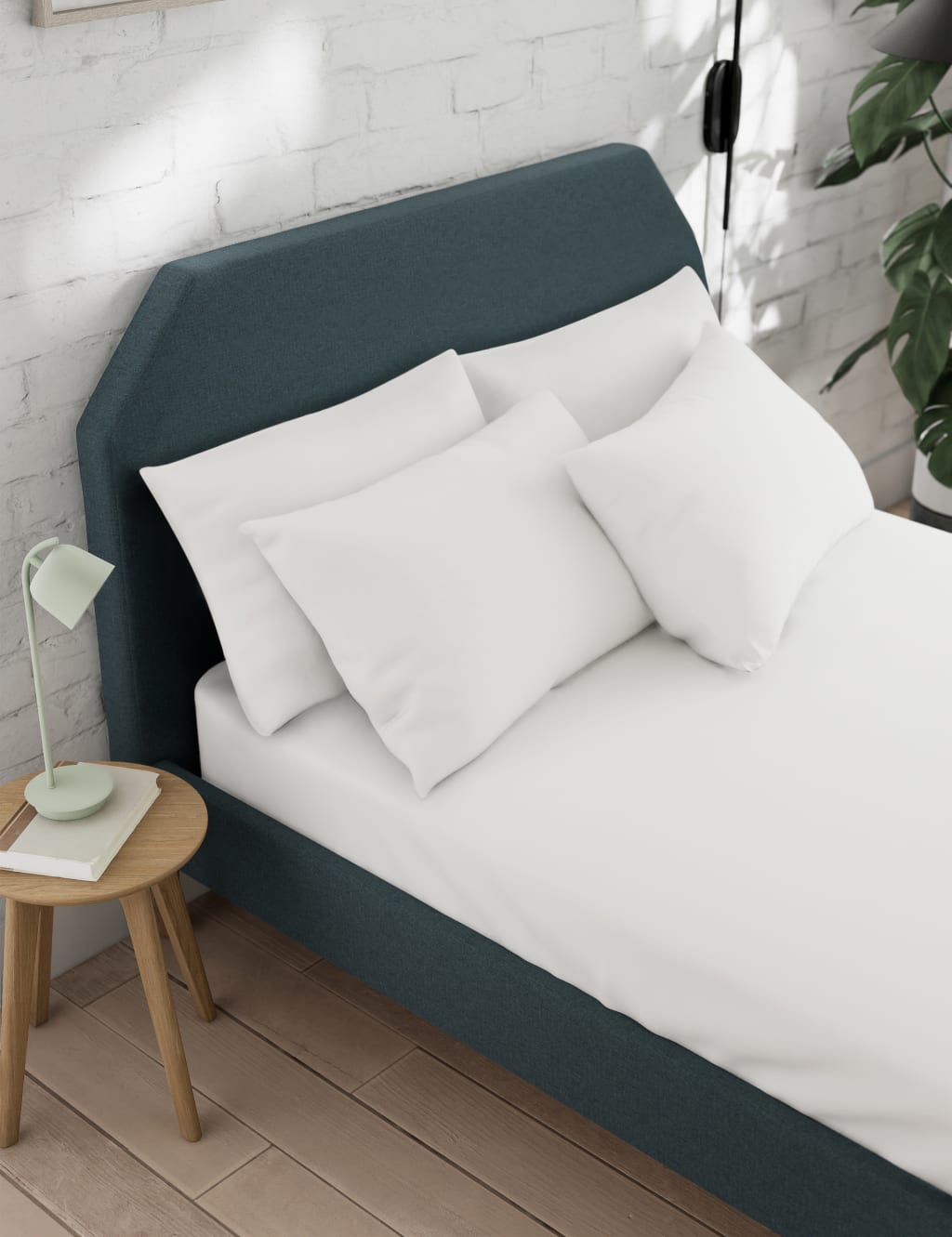 M&S Cotton Rich Flat Sheet - Single (3 ft) - White